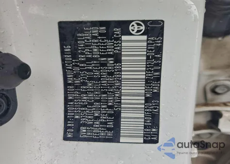 2022 Toyota Corolla Le z USA, uszkodzony, nr VIN 5YFVPMAE2NP289186